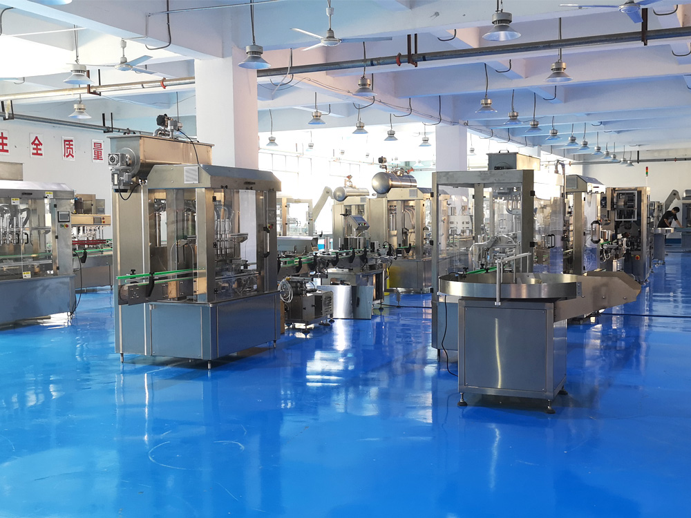 全自動液體、膏體灌裝生產線裝配成